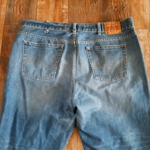 Mossimo Supply Co Bootcut Jeans 40x30 Measures 40x30 Distressed Belt Loop Missin